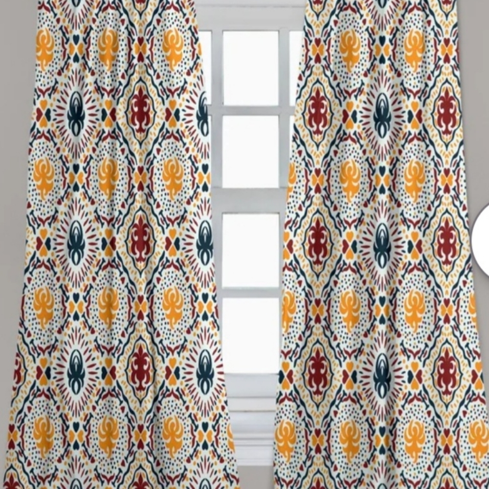 Like New Boho Blackout Curtains
